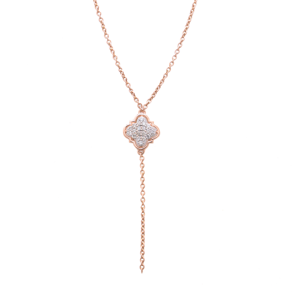 Geometric Diamond Necklace