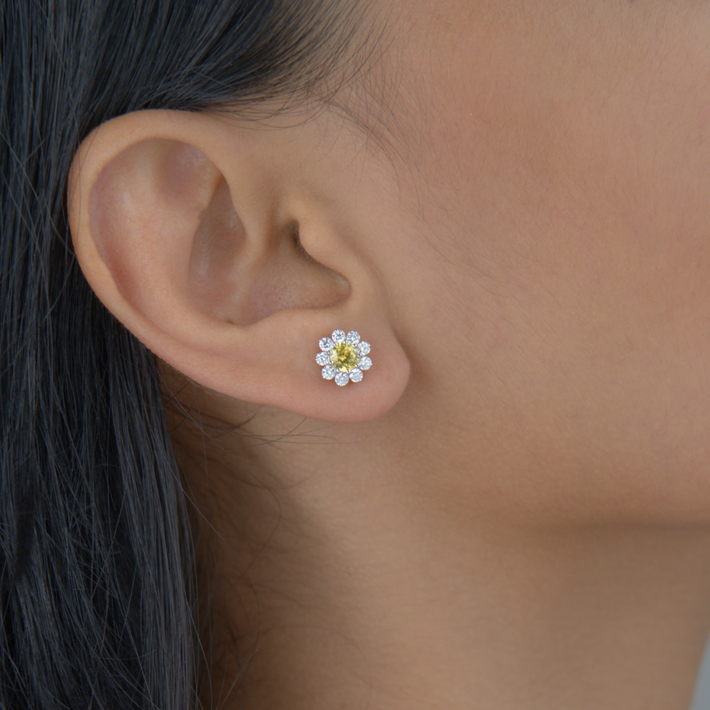 sunflower earring